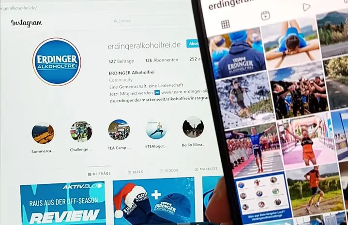 Instagram Profil_ERDINGER Alkoholfrei.de