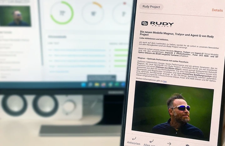 Newsletter-Marketing für Rudy Project