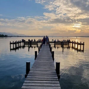 Ausblick auf den Chiemsee