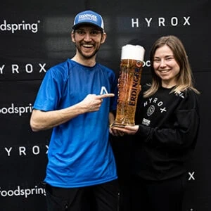 kiecom Mitarbeiter beim Hyrox Event